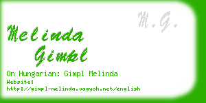 melinda gimpl business card